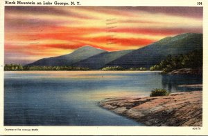 New York Lake George Black Mountain 1949