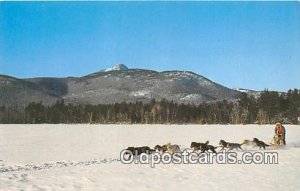 Dog Sled, Chocorua Lake White Mountains, NH, USA