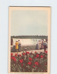 Postcard View from Niagara Falls Park Niagara Falls Ontario Canada North America