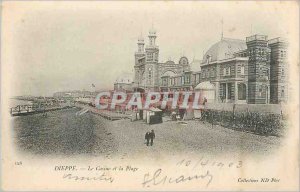 Old Postcard Dieppe Casino and the Beach