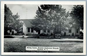 DUNKIRK NY CONFERENCE GROUNDS DINING CENTER 1952 VINTAGE POSTCARD
