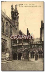 Postcard Old Bruges Basilica of the Holy Blood