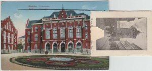 poland, KRAKOW CRACOW, Uniwersytet, University (1910s) Leporello Postcard