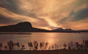 Postcard Moosehead Lake Greatest Lake in New England Sunrise Over Mt. Kineo