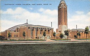 Auditorium Tower Coliseum - Fort Worth, Texas TX  