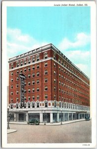 1940's Louis Joliet Hotel Joliet Illinois IL Coffee Shop Dining Posted Postcard