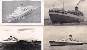 Windsor Castle Union Line Ship 4x Photo & RPC Old Postcard s