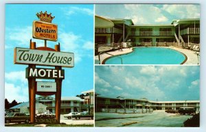 TEXARKANA, AR Arkansas~ TOWN HOUSE MOTEL c1960s Roadside Miller County Postcard