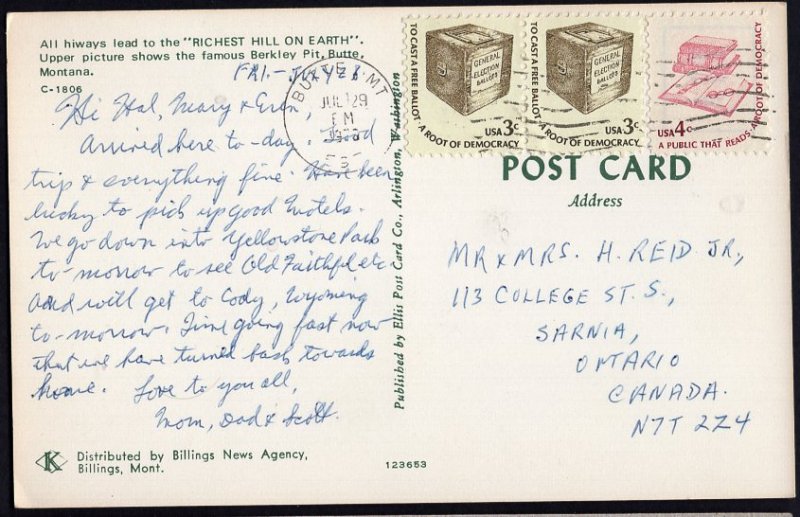 Montana BUTTE SplitView Greetings from - pm1978 - Chrome