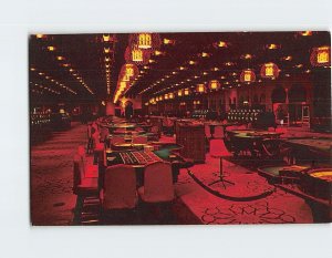 Postcard Interior Of The Fabulous El Casino, Grand Bahama, Freeport, Bahamas