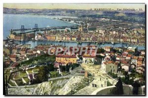 Old Postcard Marseille Vue Generale