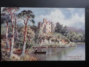 Scotland: Loch Oich Inveryarry Castle - Art by H.B.Wimbush - Pub Raphael Tuck