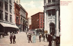 Whitehall Street And Viaduct Atlanta Georgia GA E.C. Kropp Publishing Postcard