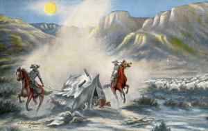 Range Feud -     Artist: L.H. (Dude) Larsen