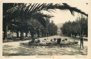 Motril Spain Paseo de la Explanada real photo postcard ediciones arribas