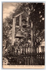 Ramonas Marriage Place Chapel Bells San Diego California CA DB Postcard C20