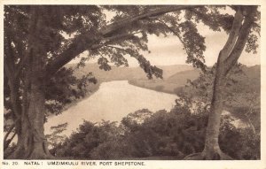 A930 South Africa Natal Umzimkulu River Port Shepstone vintage postcard
