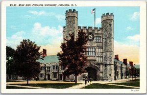 Blair Hall Princeton University New Jersey English NJ Collegiate Gothic Postcard