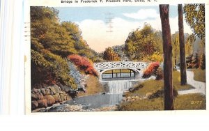 Bridge in Frederick T Proctors Park Utica, New York