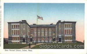 State Normal School, Salem, Mass. USA Copper Window Unused 