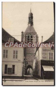 Old Postcard Provins Tour Notre Dame Du Val