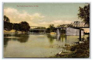 Bridges At the Forks Grand Forks North Dakota ND UNP DB Postcard W6