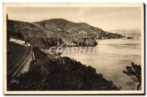 Postcard Old Theoule sur Mer Miramar d & # 39Esterel Route Corniche d & # 39o...