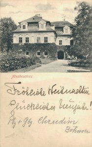 Czech Republic Medleschitz Medlešice Vintage Postcard 05.21