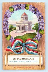 Memorial Day Postcard General Grants Tomb