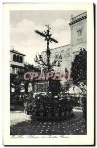 Old Postcard Sevilla Plaza de Santa Cruz