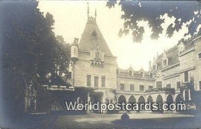 Real Photo - Cour d'Honneur Chateau De Peyrieu, France, Carte, Unused 