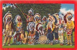 Indians in Ceremonial Dress Long Island, NY, USA Unused 
