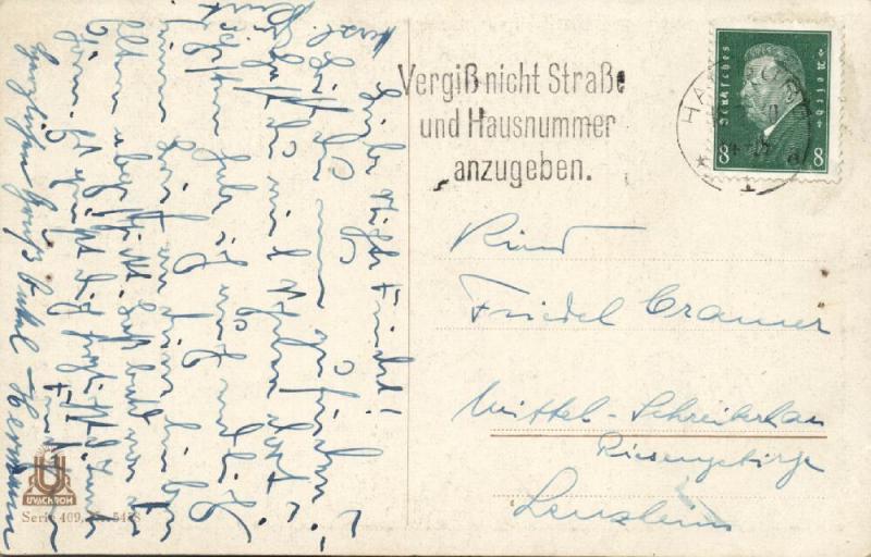 Artist Signed Oskar Herrfurth, Bekränzt mit Laub den Lieben vollen Becher 1930