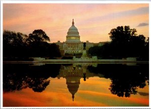 Washington D C The U S Capitol At Sunrise