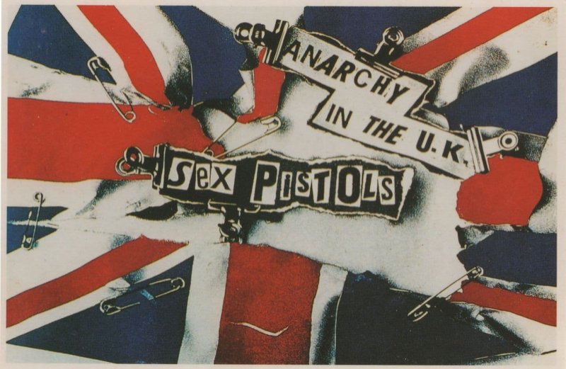 Sex Pistols Anarchy In The Uk Punk Rock Rare Poster Postcard Topics Entertainment Music 