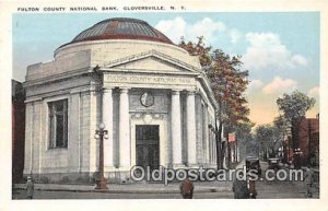 Fulton County National Bank Gloversville, NY, USA Unused 