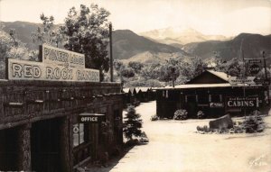 RPPC Pioneer Lodge of Red Rock Canon Canyon in Colorado Springs~117294