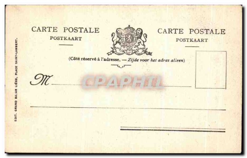 Old Postcard Liege Taurus