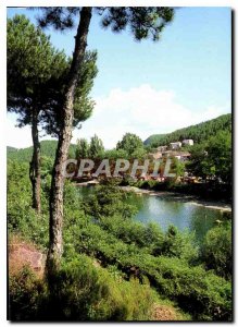 Postcard Modern Besseges Gard Ceze has entyree the city