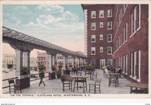 SPARTANBURG, South Carolina, 1910s; On The Terrace, Cleveland Hotel