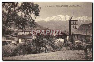 Old Postcard Rumilly Sallanches and Mont Blanc