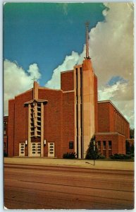 Postcard - St. Paul Roman Catholic Church - East Main Street, Owosso, Michigan