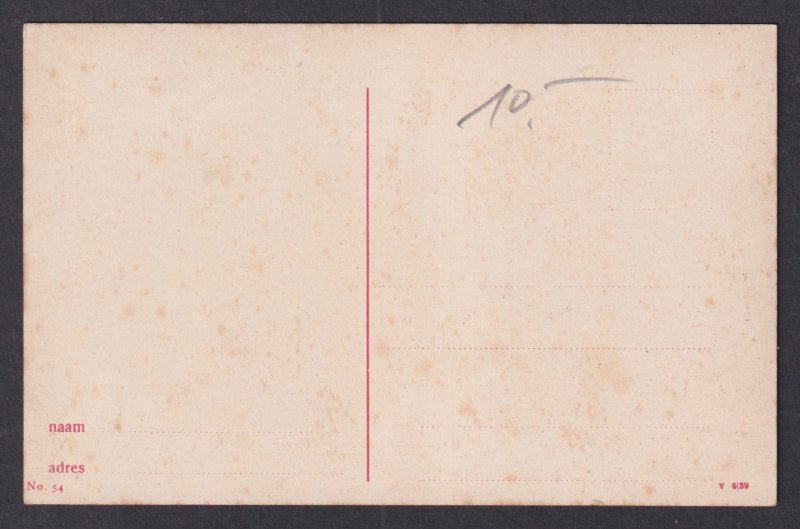 Vintage Postcard Netherlands Amsterdam Vandelstraat