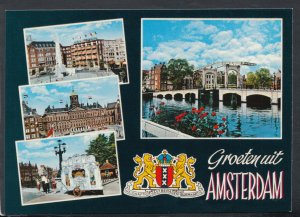 Netherlands Postcard - Groeten Uit Amsterdam     RR6034
