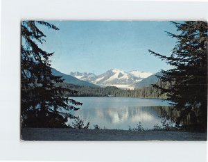 Postcard The rugged Juneau Ice Cap and the famous Mendenhall Glacier, Alaska