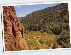 Postcard Tyuonyi Pueblo Bandelier National Monument New Mexico USA
