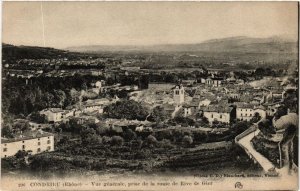 CPA CONDRIEU Vue générale prise de la route de Rive de Gier (443619)