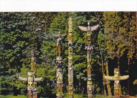 Canada Indian Totem Poles British Columbia