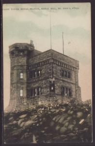 Cabot Tower Signal Tower,St John's Newfoundland Postcard