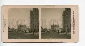 294252 1910 FINLAND Helsinki workers at home in Sernesi quarter STEREO PHOTO